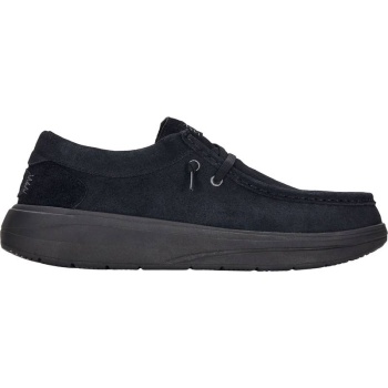 Hey Dude Wally Comf Suede Black