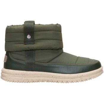 Hey Dude Camden Cuff Nylon Quilt Dark Olive