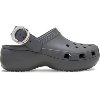 Crocs™ Classic Platform Buckle Clog W Carbon