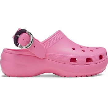 Crocs™ Classic Platform Buckle Clog W Pink Lemonade