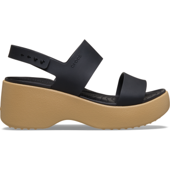 Crocs™ Brooklyn Sky Sandal Black / Cashew