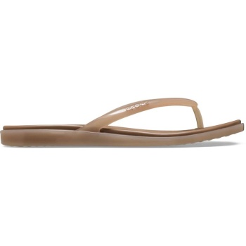 Crocs™ Miami Jelly Round Toe Flip W Milk Chocolate Jelly