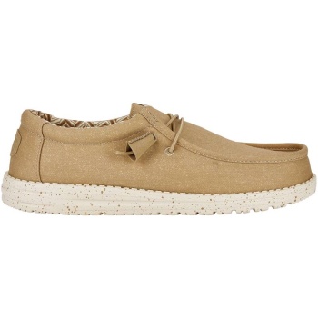 Hey Dude Wally Stretch Canvas Tan
