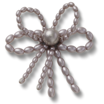 Crocs™ Jibbitz™ Black Pearl Beaded Bow