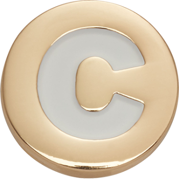 Crocs™ Jibbitz™ Gold Letter C