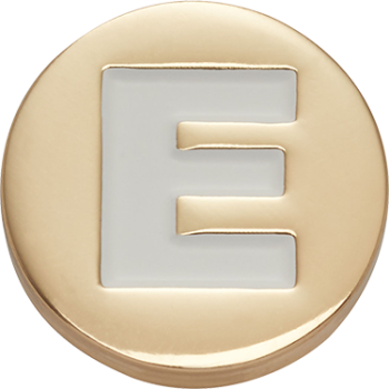 Crocs™ Jibbitz™ Gold Letter E