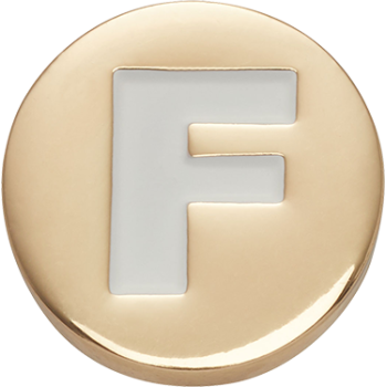 Crocs™ Jibbitz™ Gold Letter F