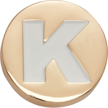Crocs™ Jibbitz™ Gold Letter K