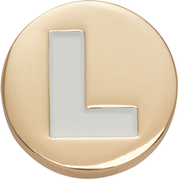 Crocs™ Jibbitz™ Gold Letter L
