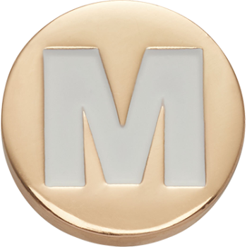 Crocs™ Jibbitz™ Gold Letter M