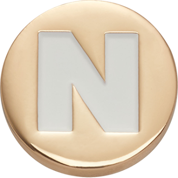 Crocs™ Jibbitz™ Gold Letter N