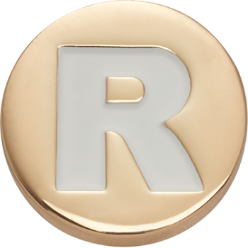 Crocs™ Jibbitz™ Gold Letter R