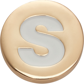 Crocs™ Jibbitz™ Gold Letter S