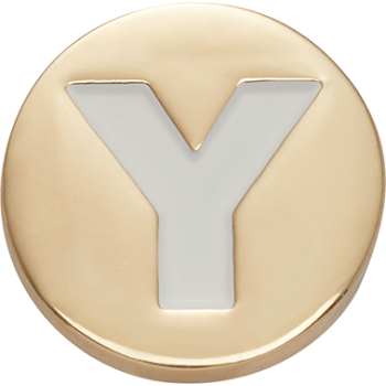 Crocs™ Jibbitz™ Gold Letter Y