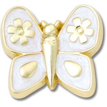 Crocs™ Jibbitz™ Gold Pearlized Butterfly