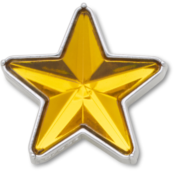 Crocs™ Jibbitz™ Orange And Silver SMT Gem Star