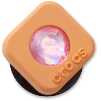 Crocs™ Jibbitz™ Orange Square PVC SMT Gem