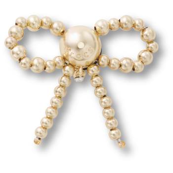 Crocs™ Jibbitz™ Gold Beaded Bow