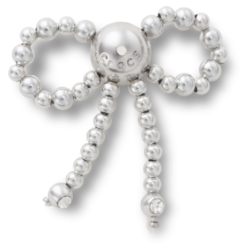 Crocs™ Jibbitz™ Silver Beaded Bow