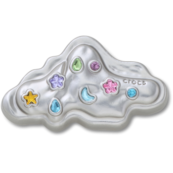 Crocs™ Jibbitz™ Silver Meta Gem Cloud