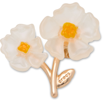 Crocs™ Jibbitz™ White Floral Blossom