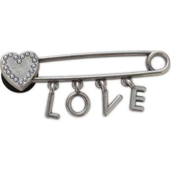 Crocs™ Jibbitz™ Love Safety Pin