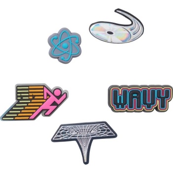 Crocs™ Jibbitz™ Wavy Lace Backer 5 Pack