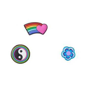 Crocs™ Jibbitz™ Colorful Lace Backer 3 Pack