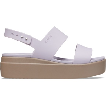 Crocs™ Brooklyn Low Wedge Mauve Mist/Mushroom