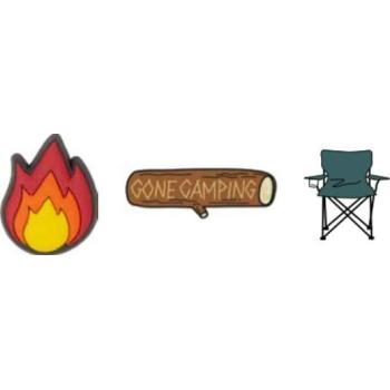 Crocs™ Crocs GONE CAMPING PIN BACKER 3-PACK