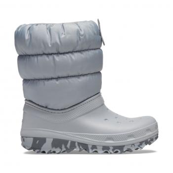 Crocs™ Classic Neo Puff Boot Kid's Light Grey