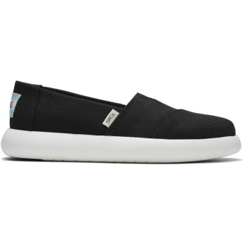 TOMS Heritage Women's Alpargata Mallow Slip-On Black