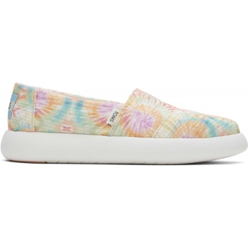 TOMS Tie Dye Crochet Women's Mallow Sneaker Candy Pink