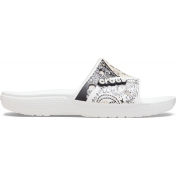 Crocs™ Classic Bandana Slide Chai/White