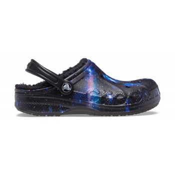 Crocs™ Baya Lined Printed Clog Kid's Black/Multi