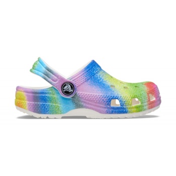 Crocs™Classic Spray Dye Clog Kid's White/Multi