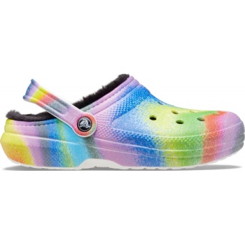 Crocs™ Classic Lined Spray Dye Clog White/Multi