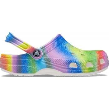 Classic Spray Dye Clog White/Multi