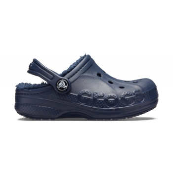 Crocs™ Baya Lined Clog Kid's 207500 Navy/Navy
