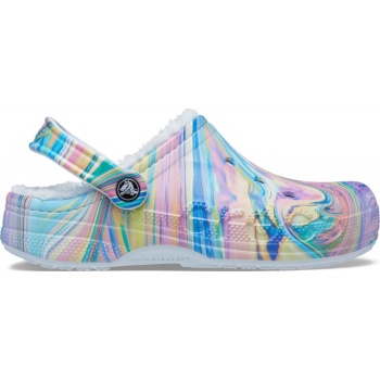 Crocs™ Baya Lined Printed Clog Mineral Blue/Multi