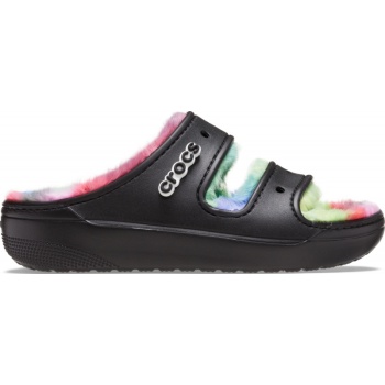 Crocs™ Classic Cozzzy Spray Dye Sandal Black/Multi