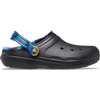 Crocs™ Classic Lined Spray Dye Clog Black/Multi