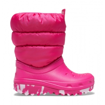 Crocs™Classic Neo Puff Boot Kid's Candy Pink