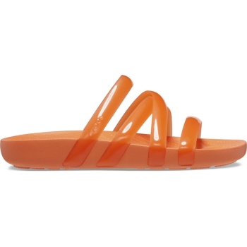 Crocs™ Splash Glossy Strappy Persimmon