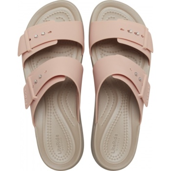 Crocs Brooklyn Sandal Low Wedge W Pale Blush