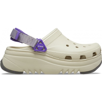 Crocs™ Classic Hiker Xscape Clog Bone/Neon Purple