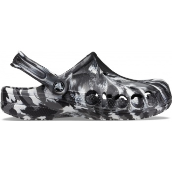 Crocs™ Baya Marbled Clog Black/White
