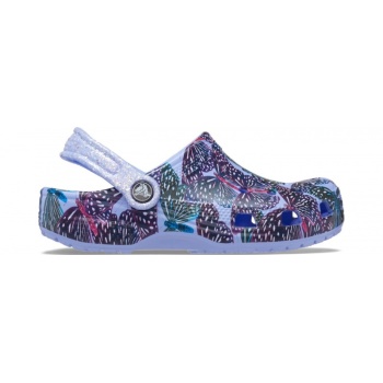 Crocs™ Classic Butterfly Clog Kid's Moon Jelly/Multi