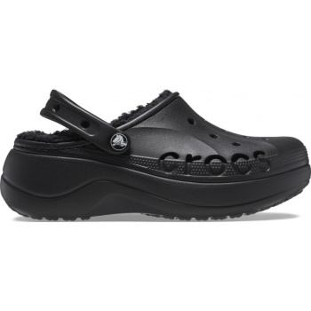 Crocs™ Baya Platform Lined Clog Black