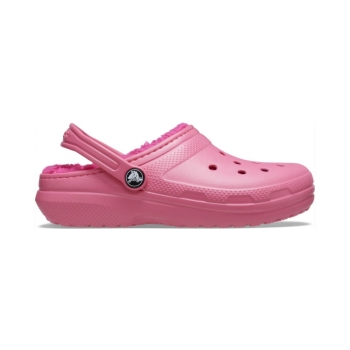 Crocs™ Classic Lined Clog Kid's Hyper Pink